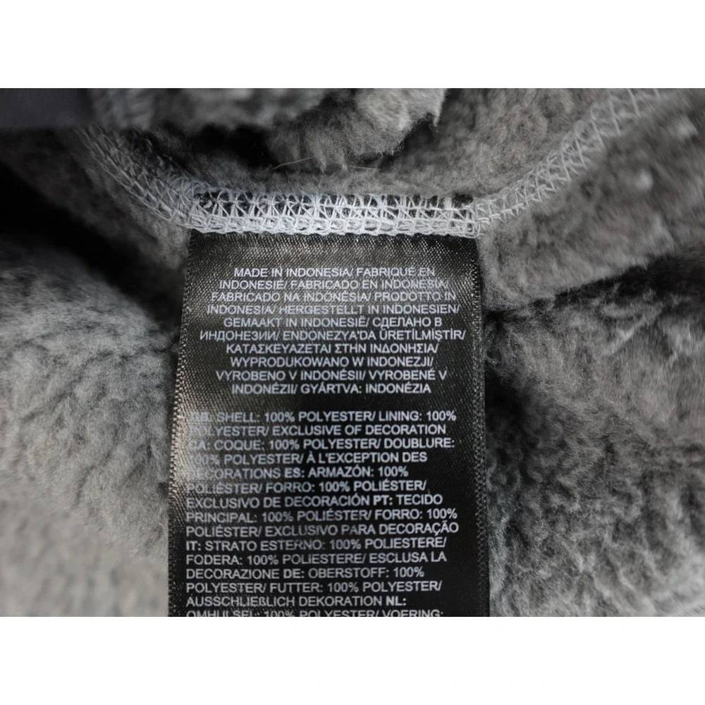 The North‎ Face Agave Full Zip Fleece Jacket Womens Medium Gray Corporate Logo
